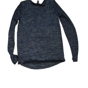 Gap blue Long Sleeve V Neck T-Shirt Casual Everyday Top  sie XS